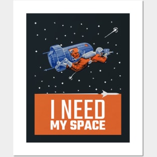 I Need My Space - Vintage Retro 60's Posters and Art